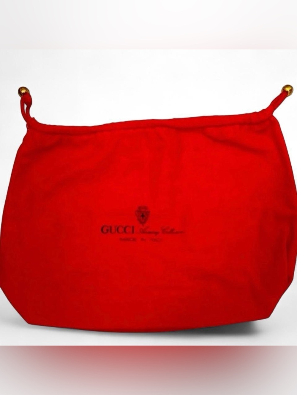Gucci Authentic Vintage Red Dust Cover Bag